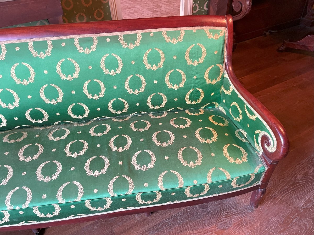 Restoration Period Bench 1820-40 In Good Condition.-photo-2