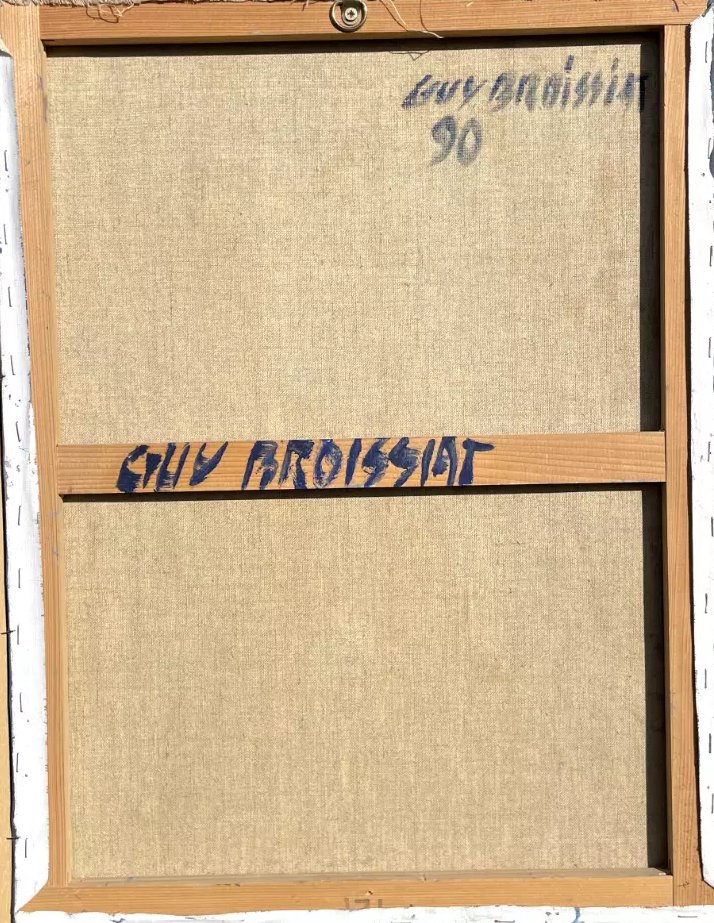 Tableau de Guy Broissiat - Huile sur toile 12P-photo-2