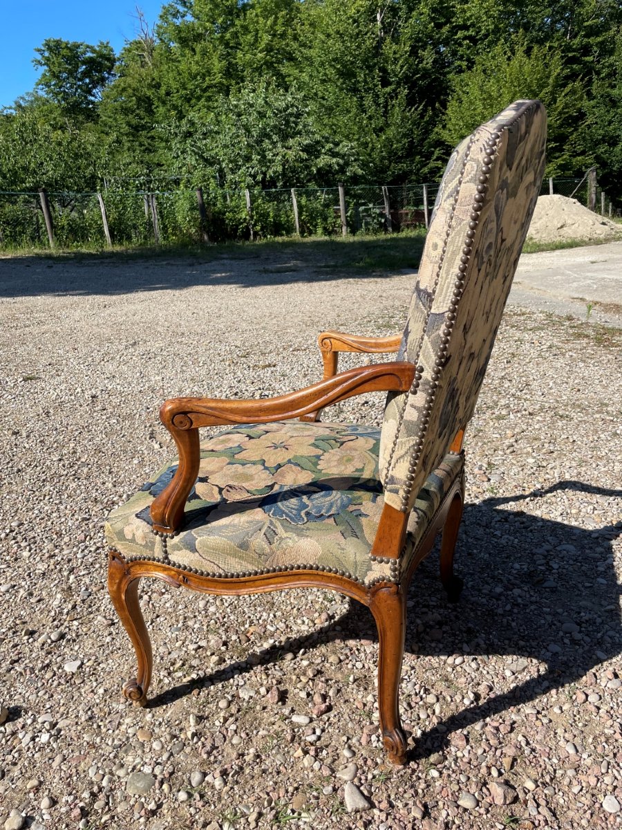 Fauteuil en noyer en Bon état -photo-5