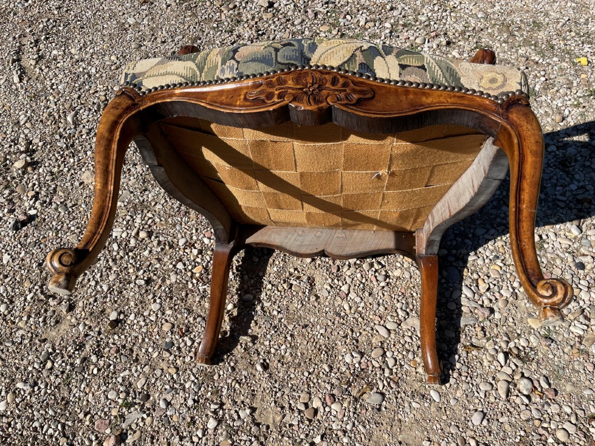 Fauteuil en noyer en Bon état -photo-8