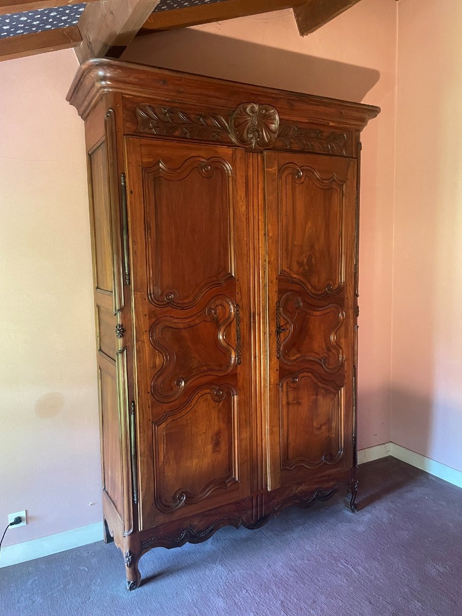 Grande Armoire Bressanne du 19ème siècle en très bon état.-photo-4