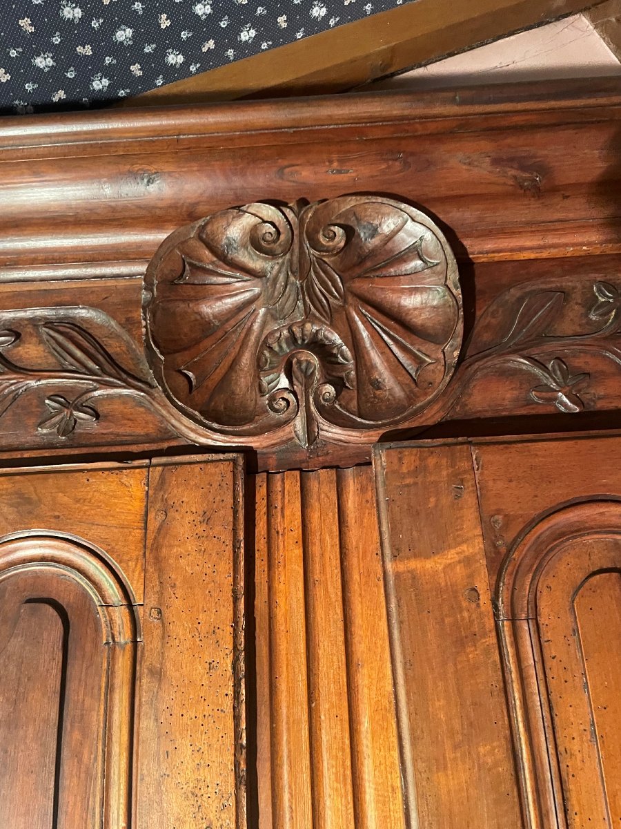 Grande Armoire Bressanne du 19ème siècle en très bon état.-photo-4