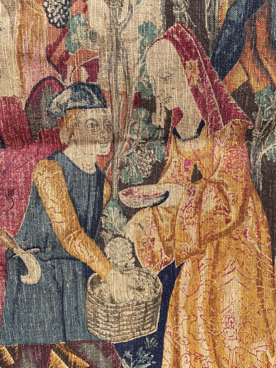 Tapestry The Harvest At Cluny 180x100cm-photo-3
