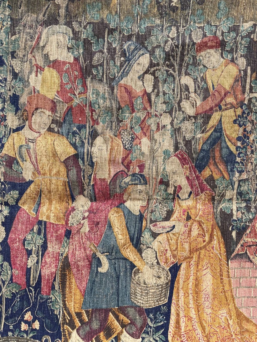 Tapestry The Harvest At Cluny 180x100cm-photo-5