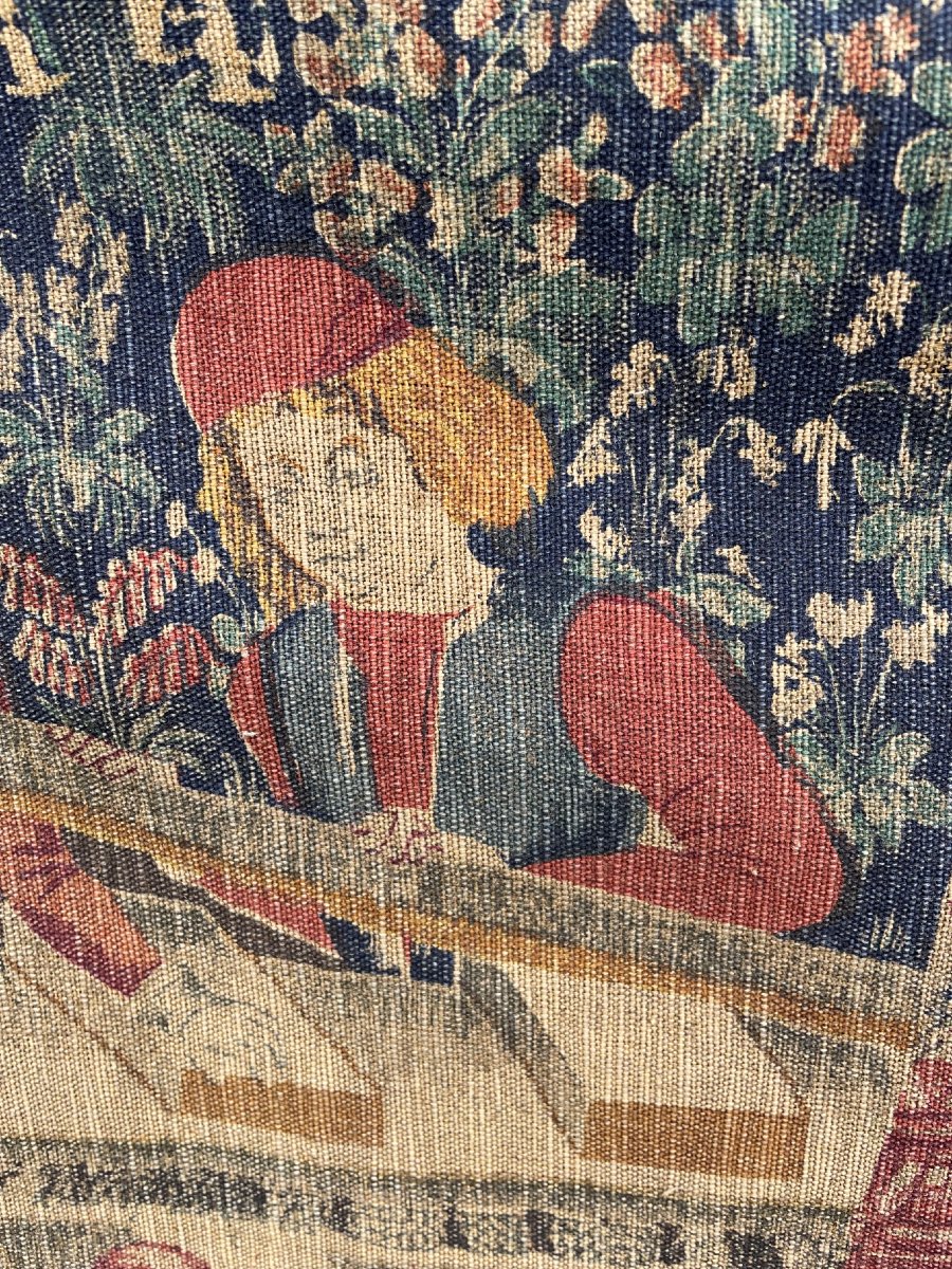 Tapestry The Harvest At Cluny 180x100cm-photo-7