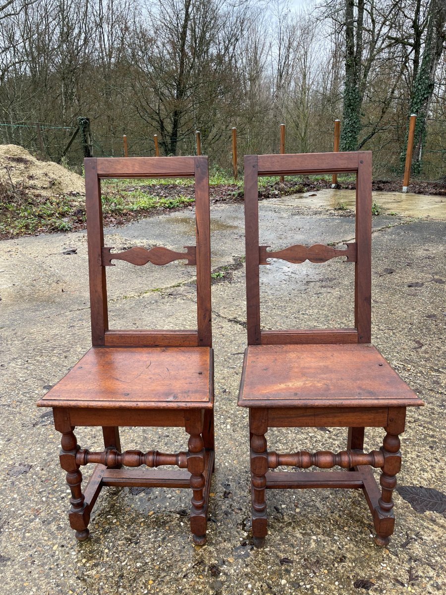 8 chaises de Lorraine en bon état -photo-2