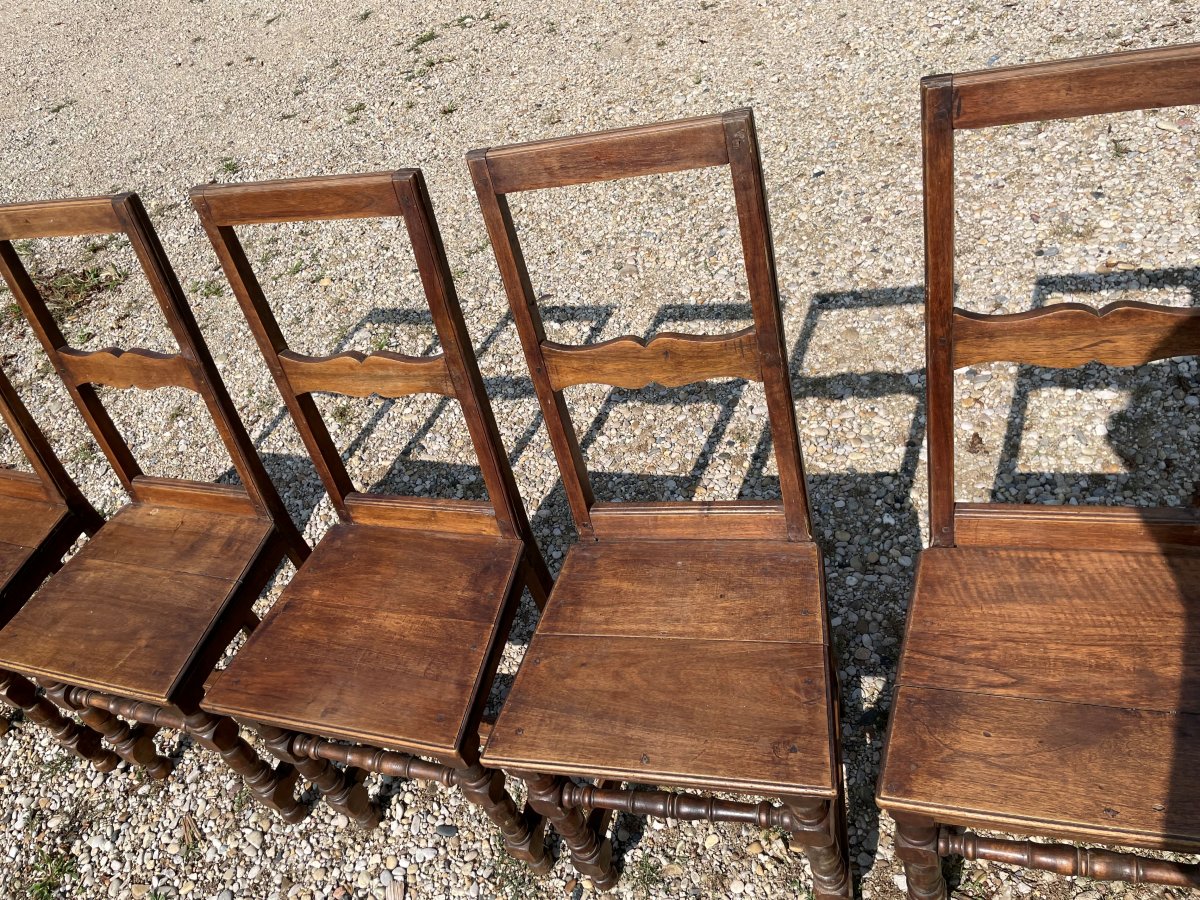 8 chaises de Lorraine en bon état -photo-4
