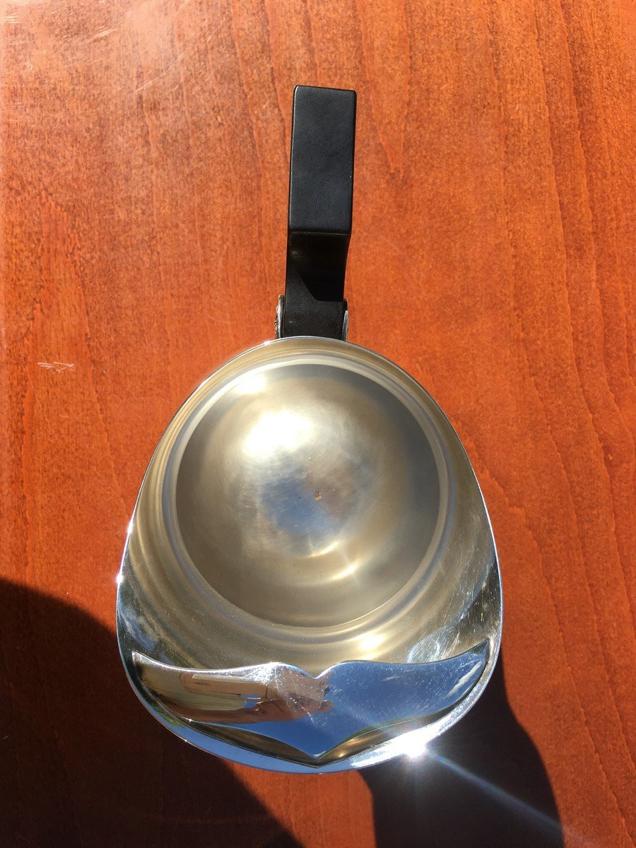 Cristofle Water Pitcher Or Carafe In Silver-plated Metal, Very Good Condition-photo-3