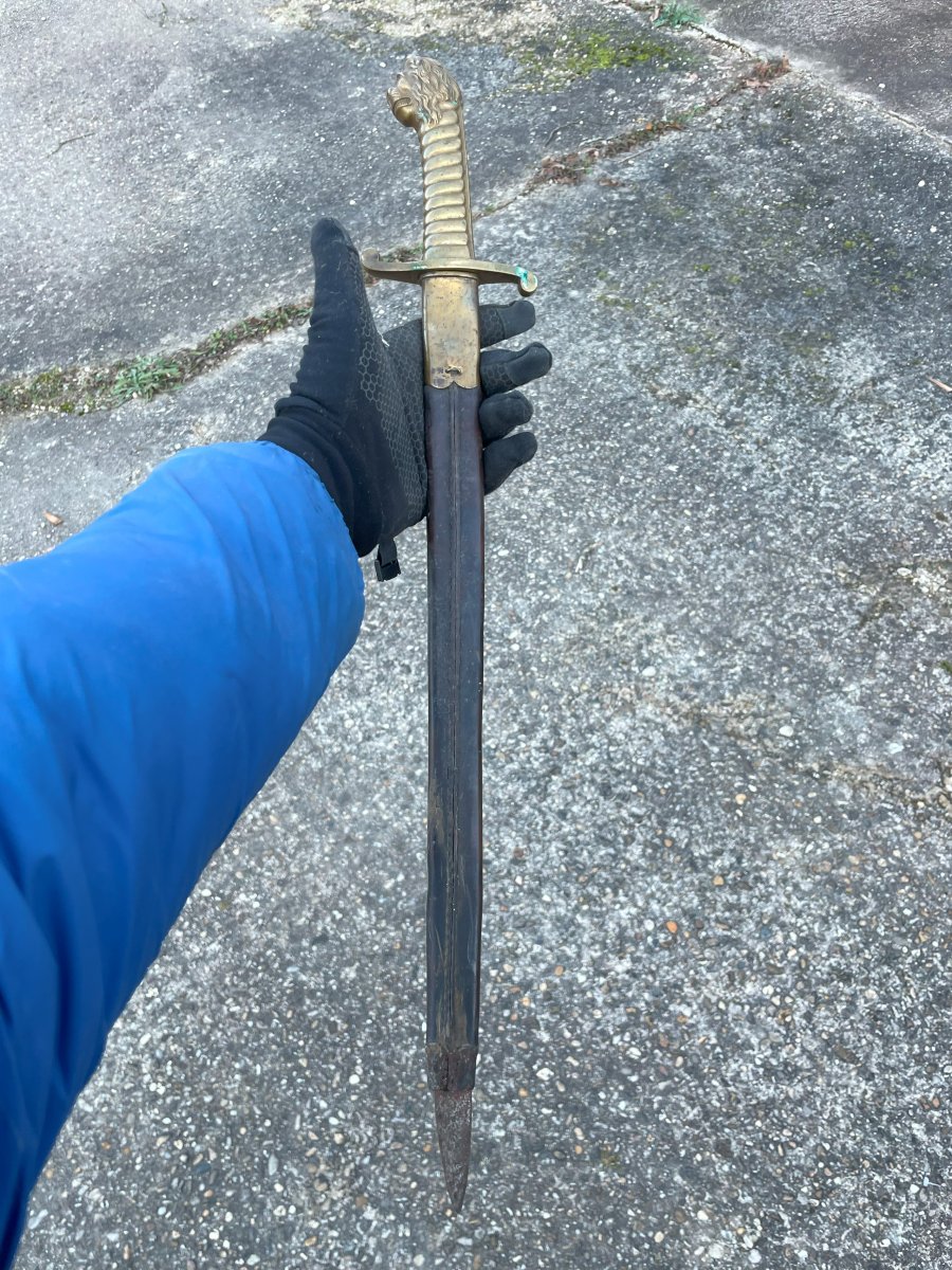 Glaive d'artilleur Bavarois -photo-2
