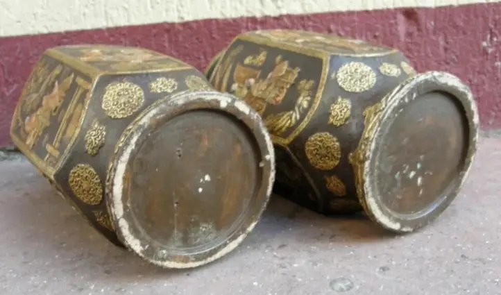 2 Old Chinese Terracotta Vases-photo-4