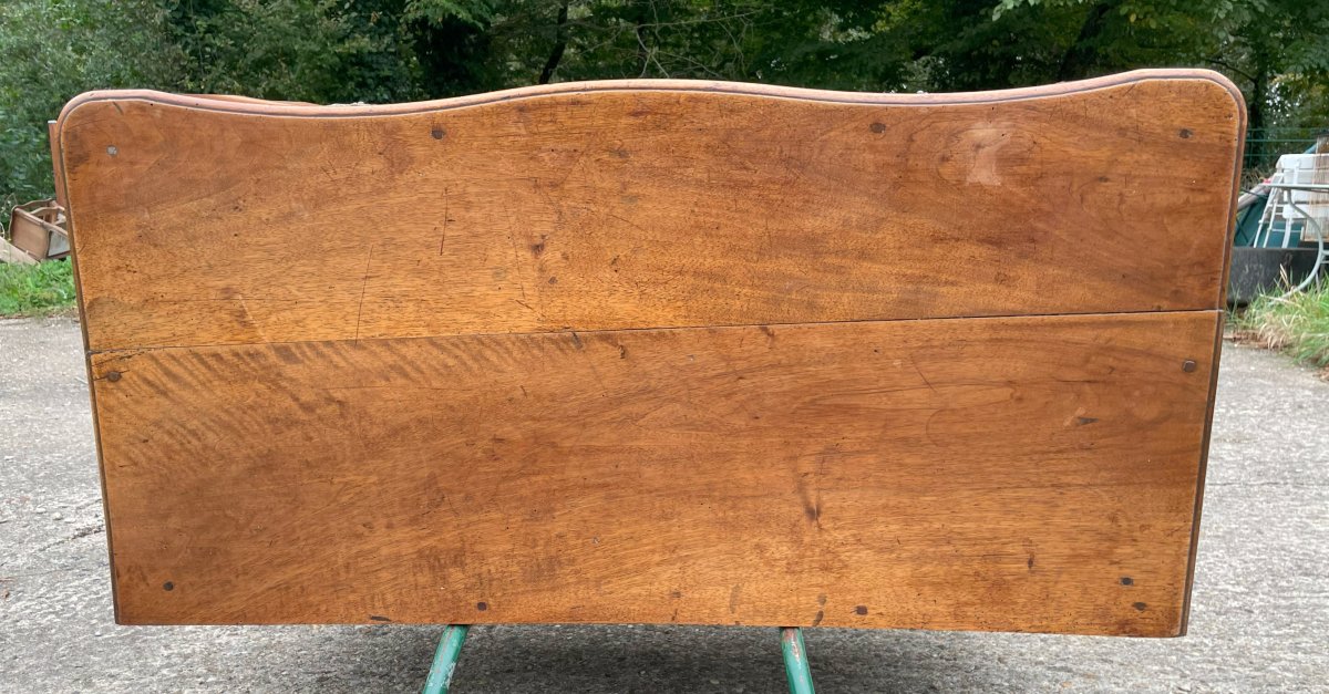 Louis XV Chest Of Drawers In Solid Walnut-photo-2
