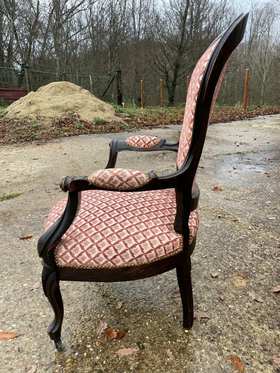 Fauteuil et guéridon du 19ème Siècle Napoléon III-photo-6