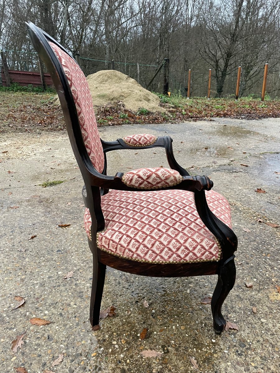 Fauteuil et guéridon du 19ème Siècle Napoléon III-photo-8