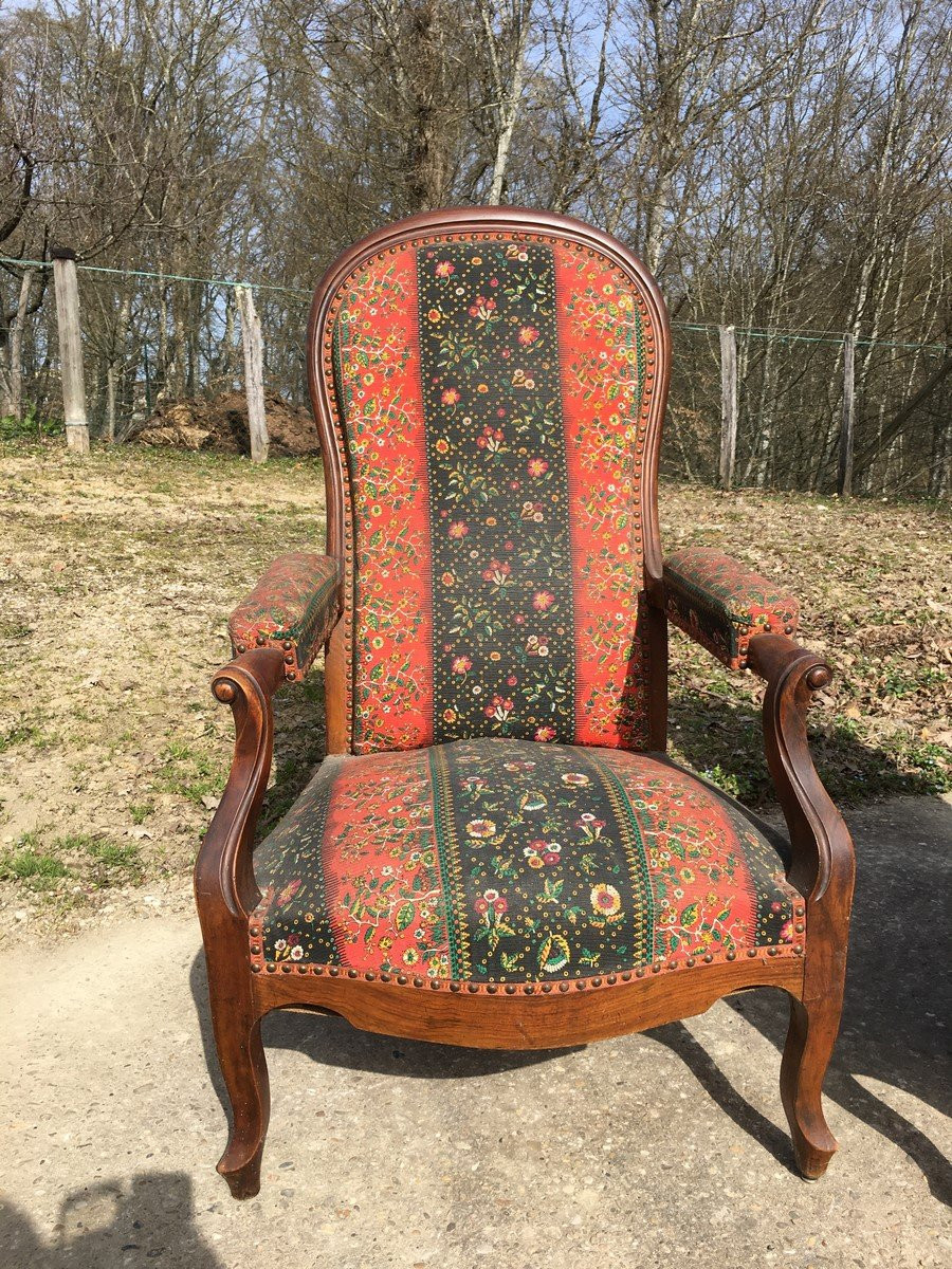 2 Old Voltaire Armchairs To Restore.-photo-2