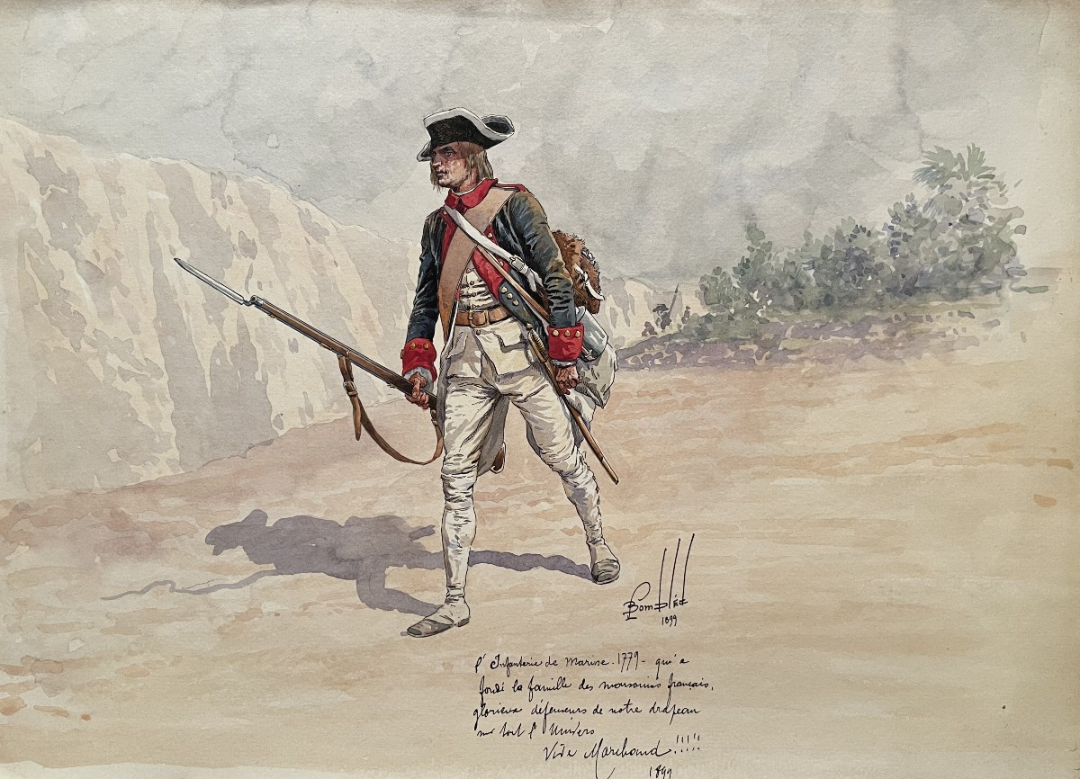 Drawing In 1899 By Louis Bombled "the Porpoise"  