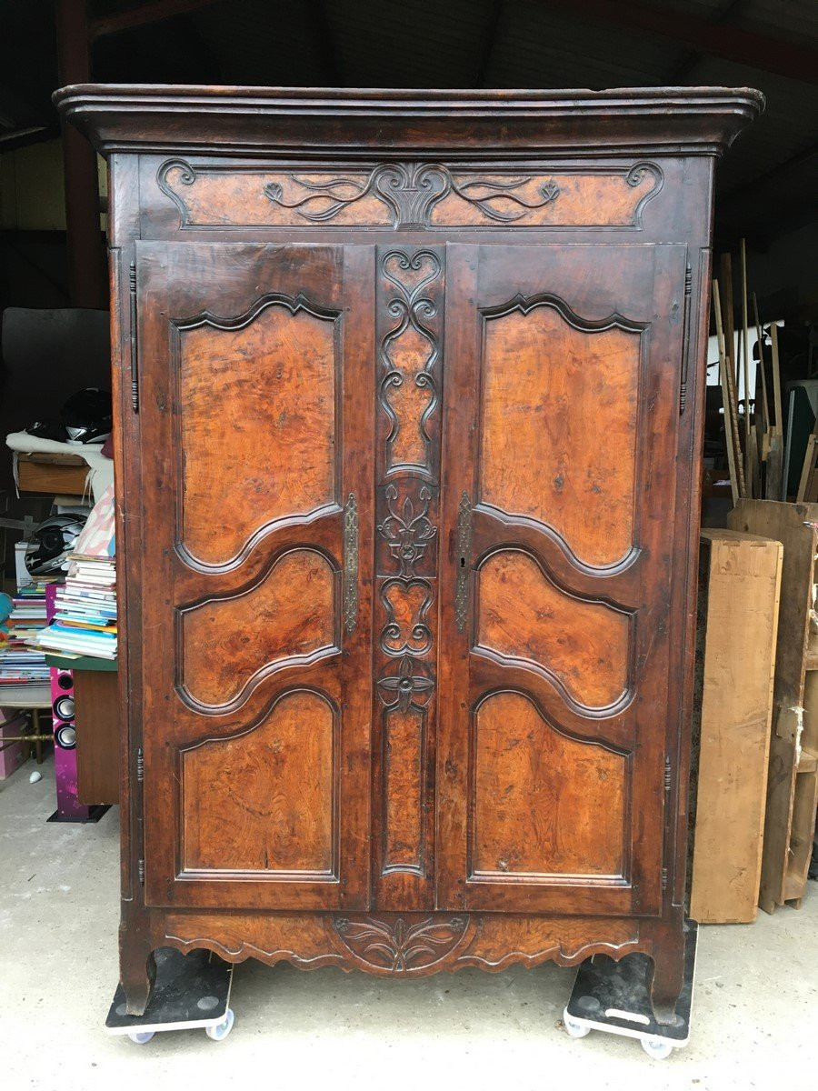 Armoire Bressanne du 19ème siècle-photo-2