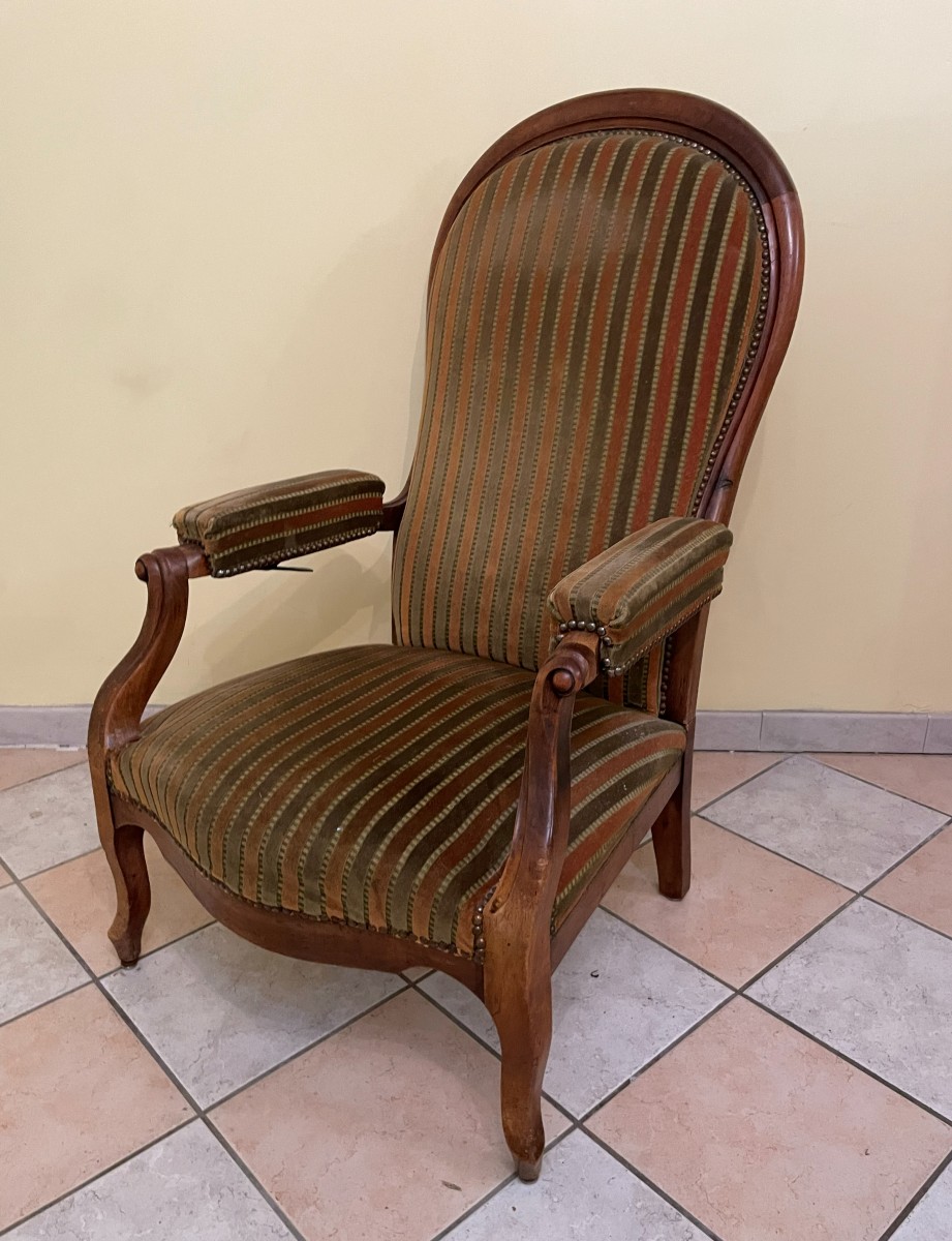 19th Century Voltaire Armchair 