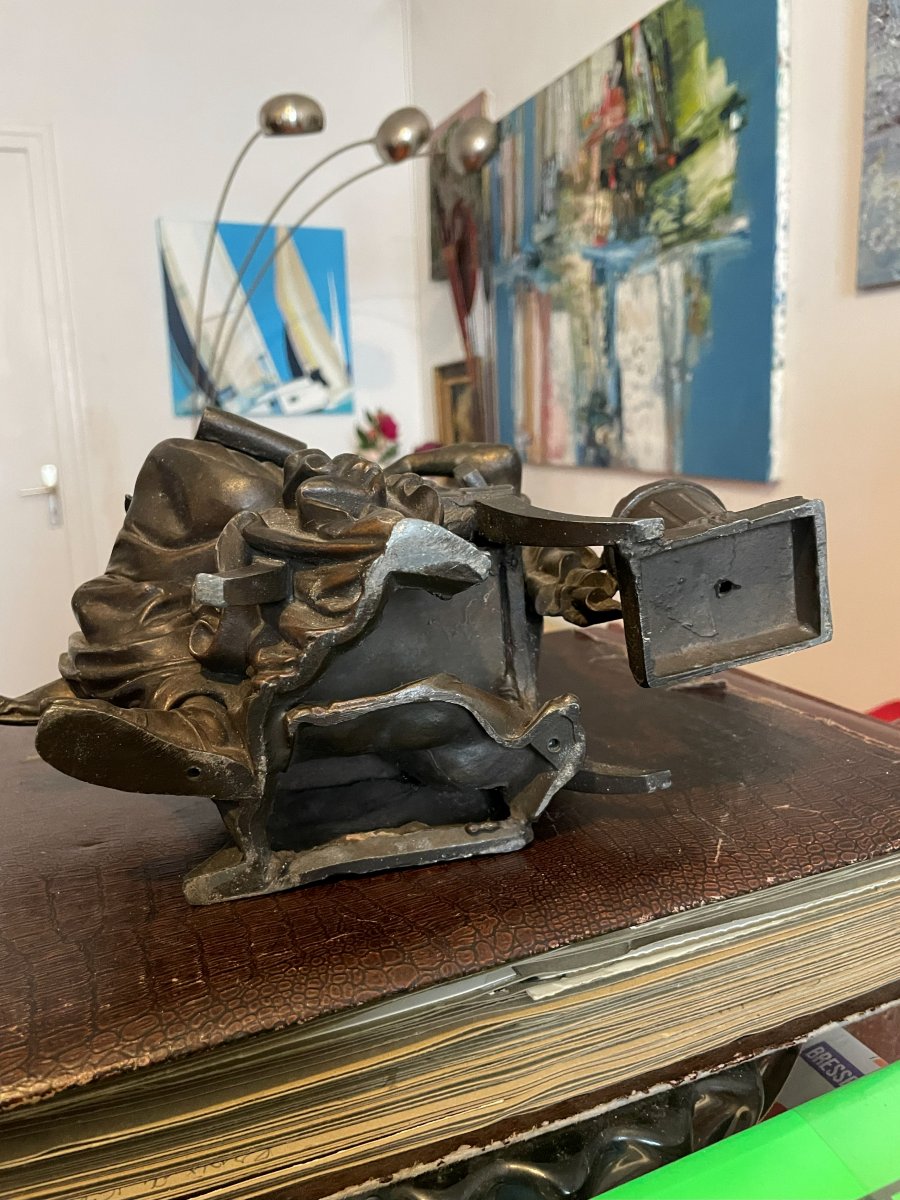 Sculpture " Le sénateur " -photo-4