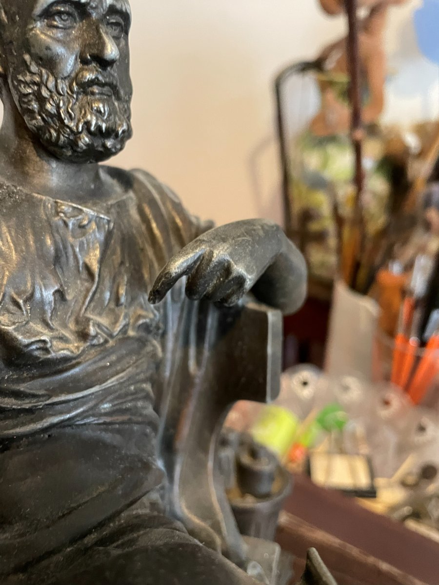 Sculpture " Le sénateur " -photo-1