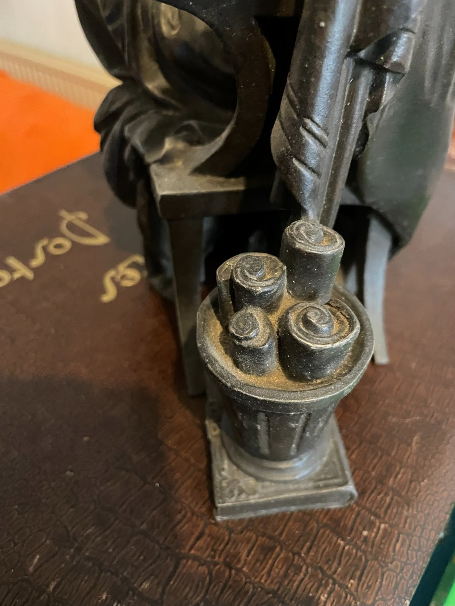 Sculpture " Le sénateur " -photo-4