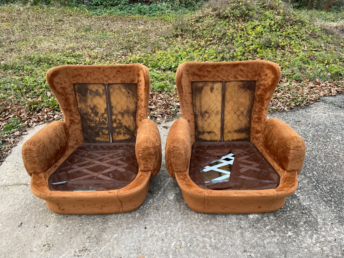 2 Fauteuils BEKA fin des années 1960 -photo-2