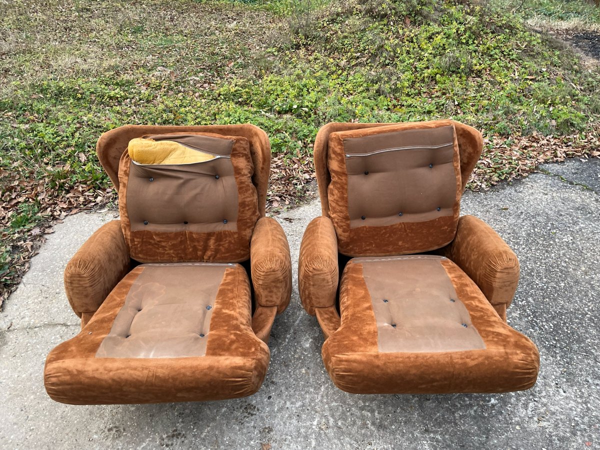 2 Fauteuils BEKA fin des années 1960 -photo-4