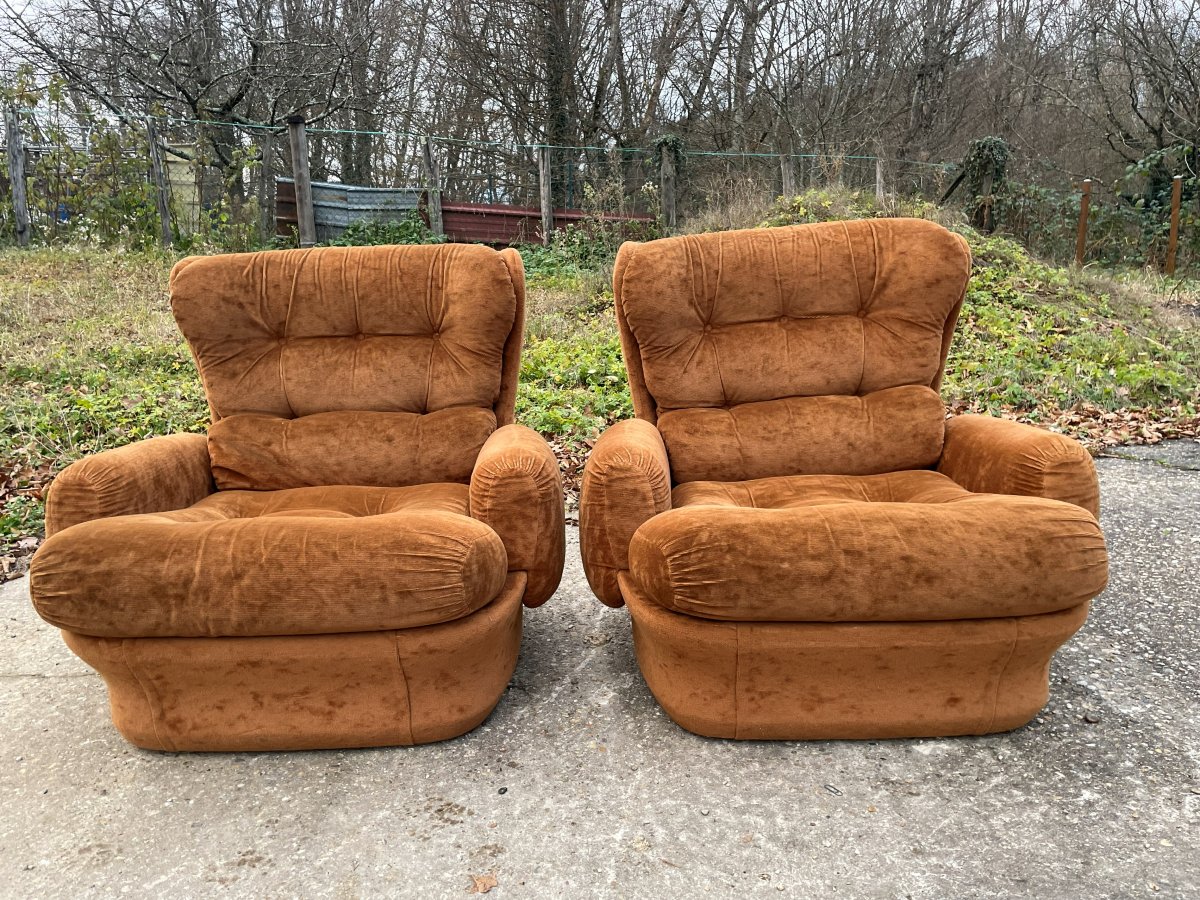 2 Fauteuils BEKA fin des années 1960 -photo-6