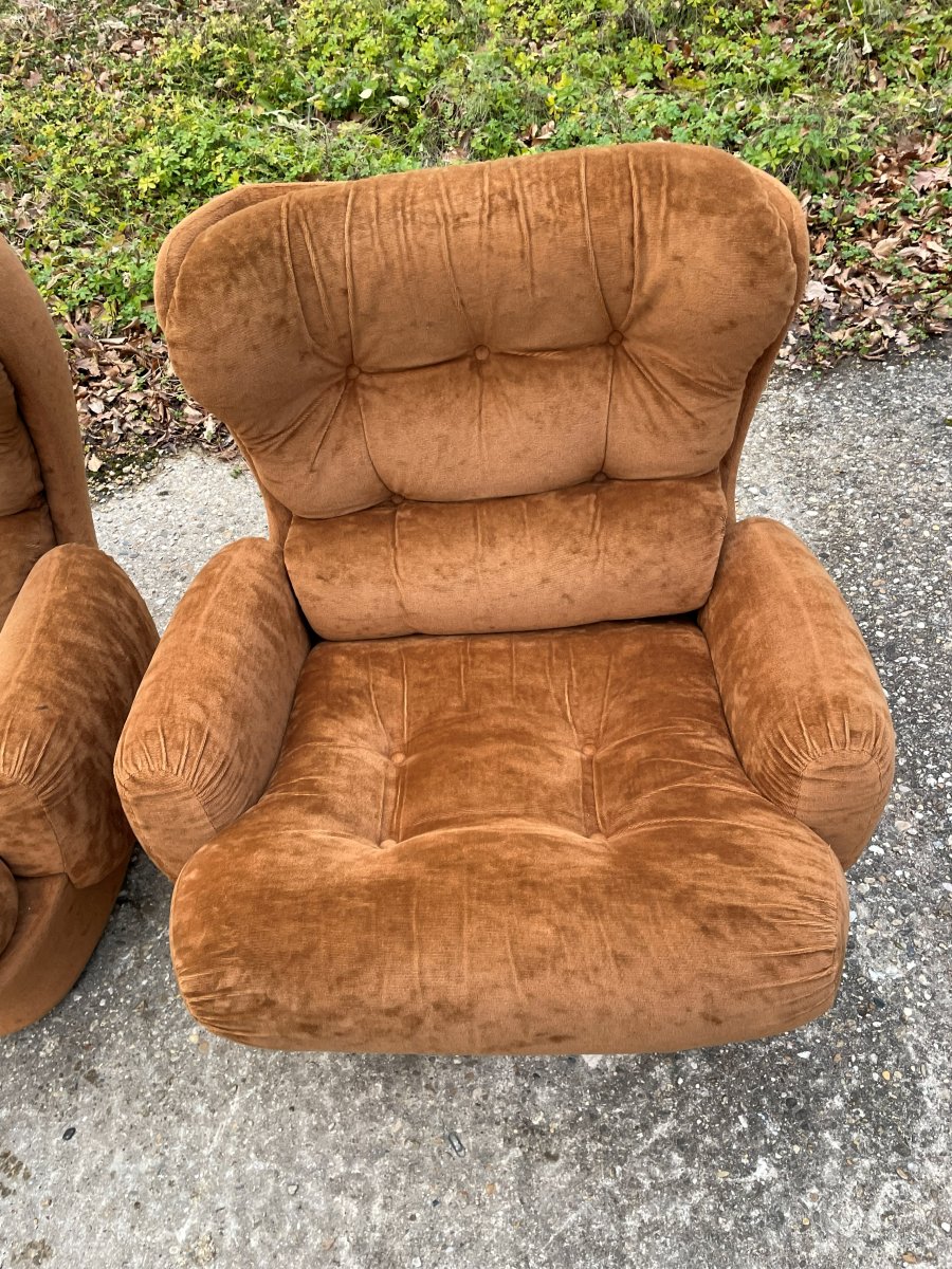 2 Fauteuils BEKA fin des années 1960 -photo-7