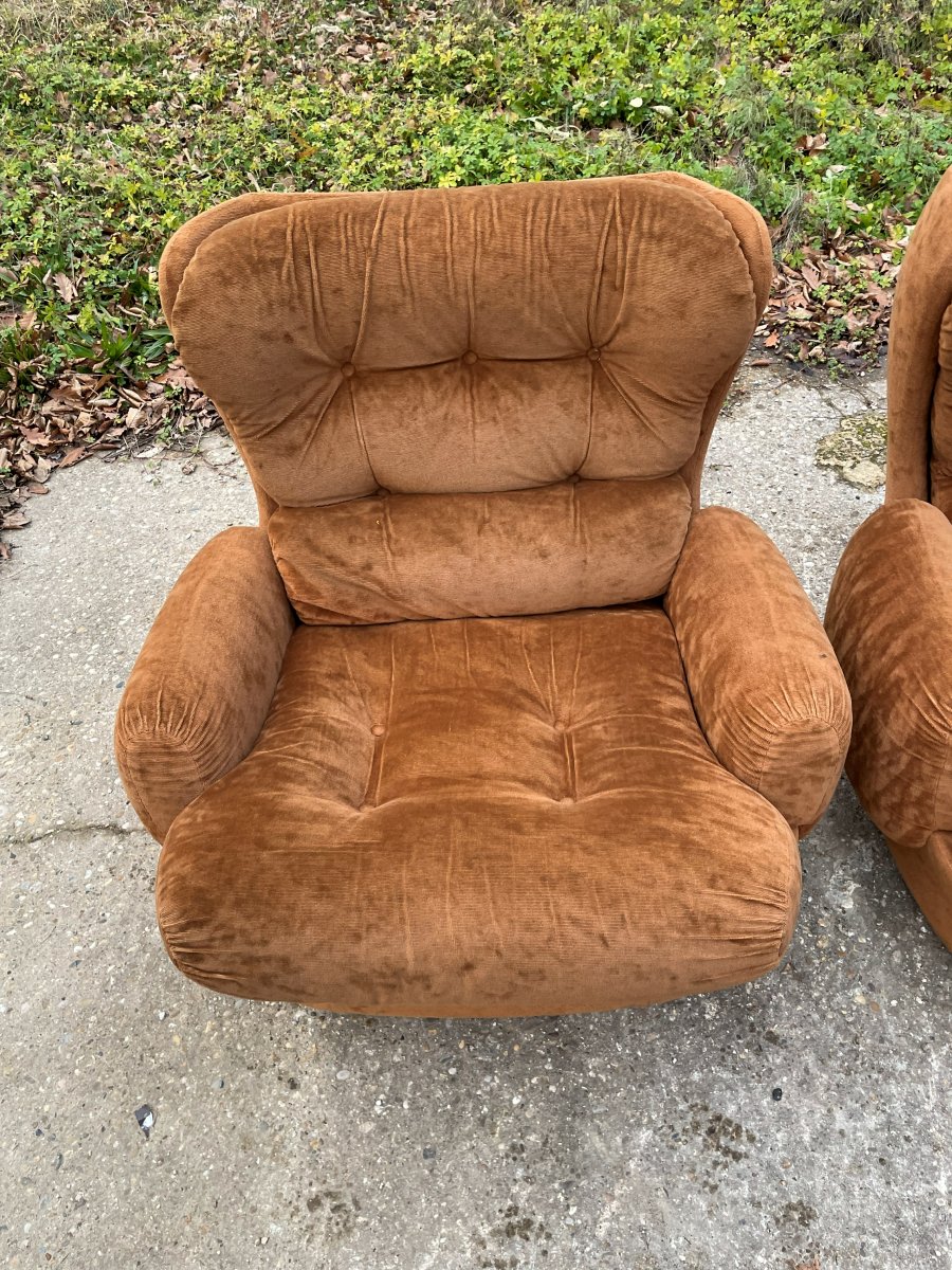 2 Fauteuils BEKA fin des années 1960 -photo-8