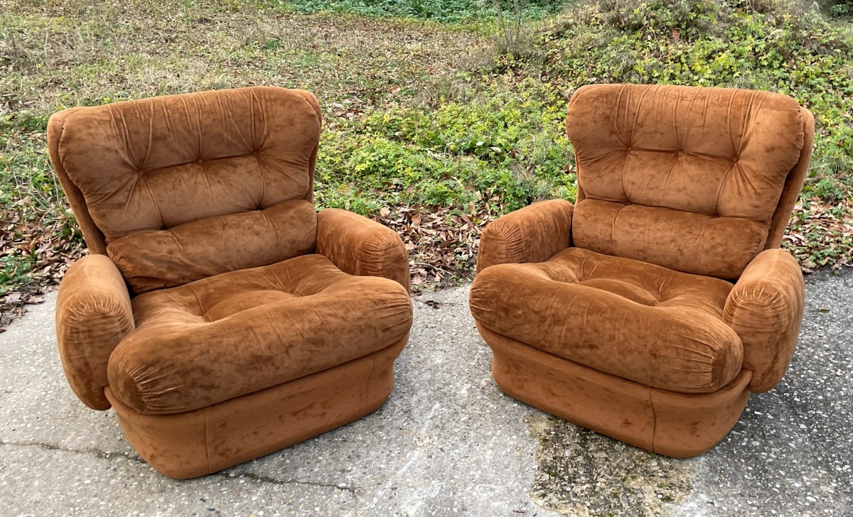 2 Fauteuils BEKA fin des années 1960 