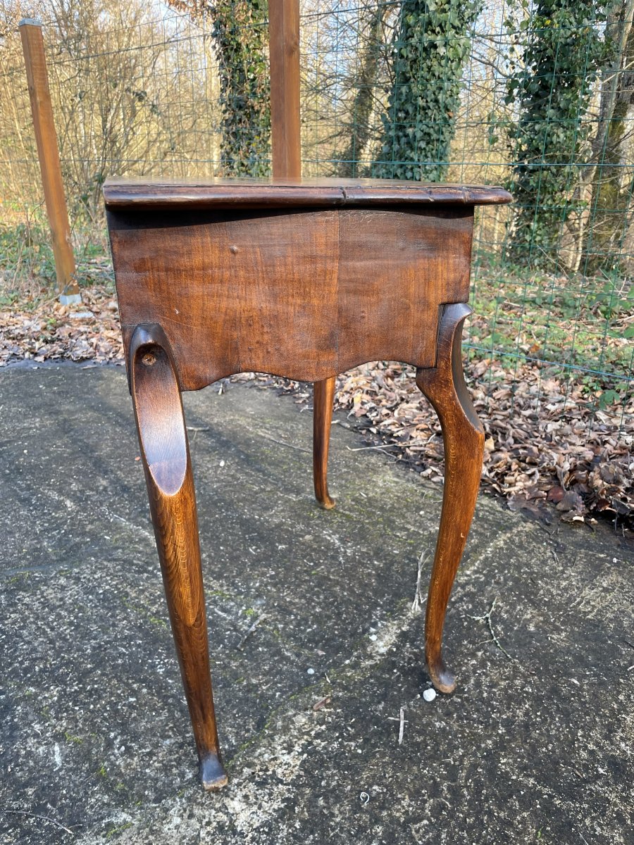 Small 19th-century Wooden Console Table In Fair Condition-photo-6