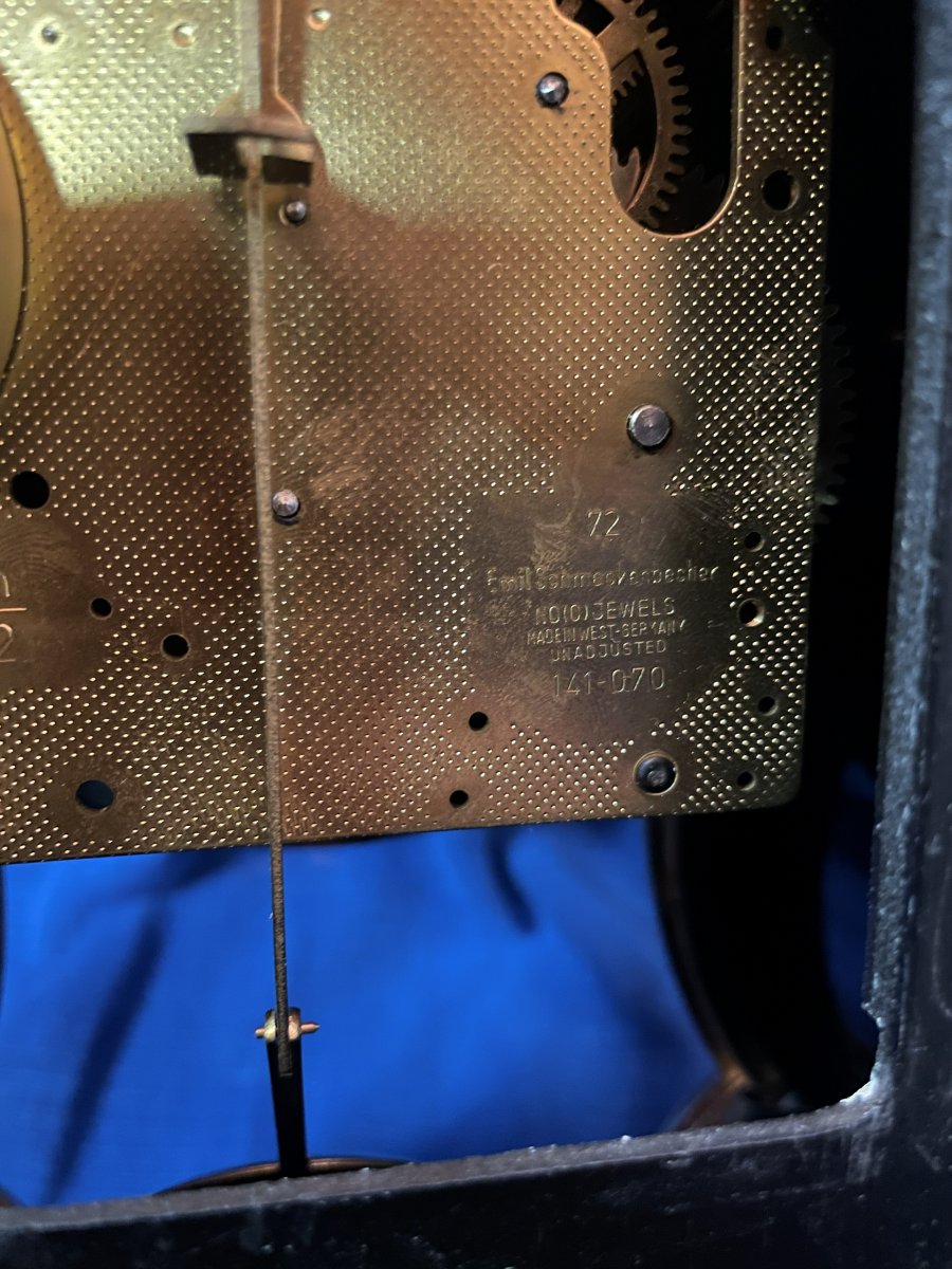 Horloge de cheminée Suisse style Louis XV -photo-4