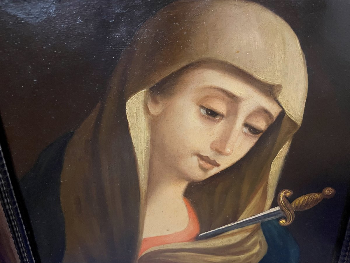 Tableau sur zinc " Portrait " -photo-2