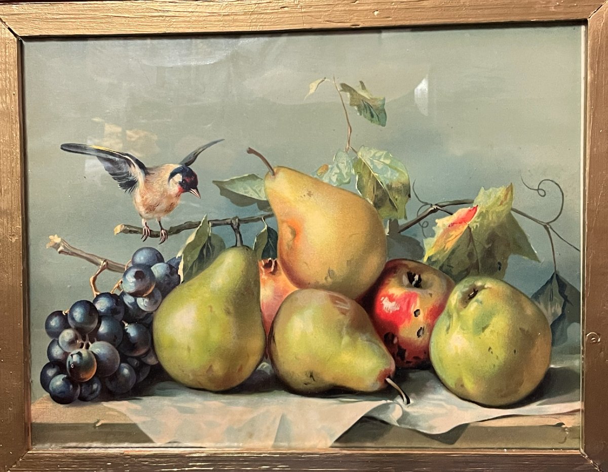 Chromolithograph "the Fruits"  -photo-2