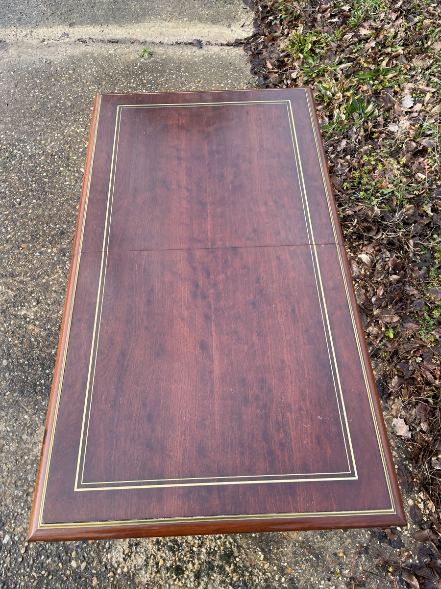 Table à jeu ou Bureau Style Louis XVI en très bon état-photo-2