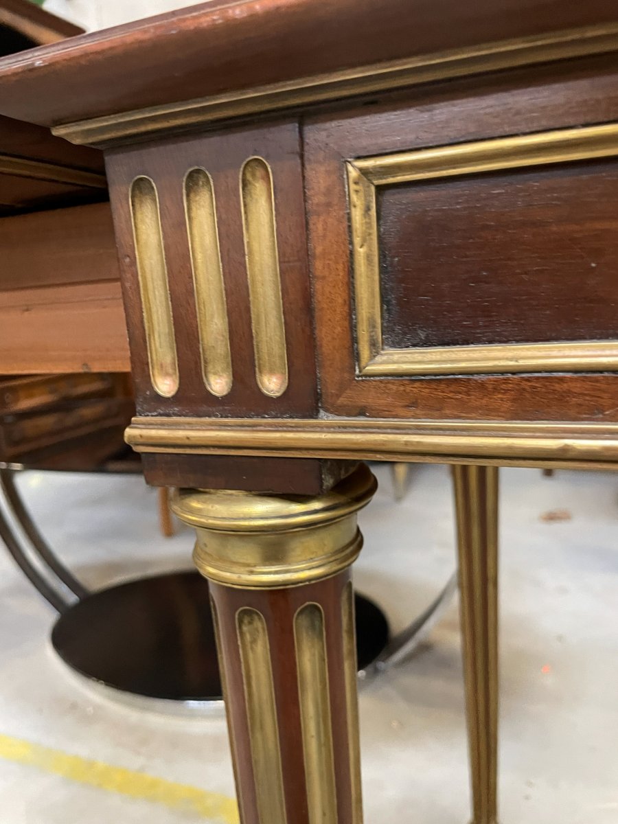 Table à jeu ou Bureau Style Louis XVI en très bon état-photo-4