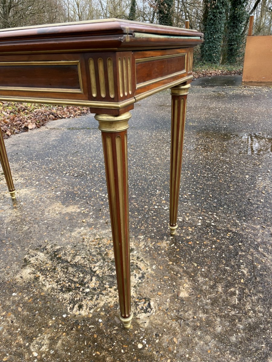 Table à jeu ou Bureau Style Louis XVI en très bon état-photo-6