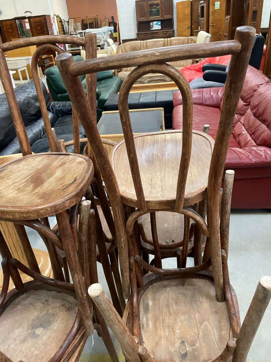 10 Bistro Chairs 1910-30 -photo-4
