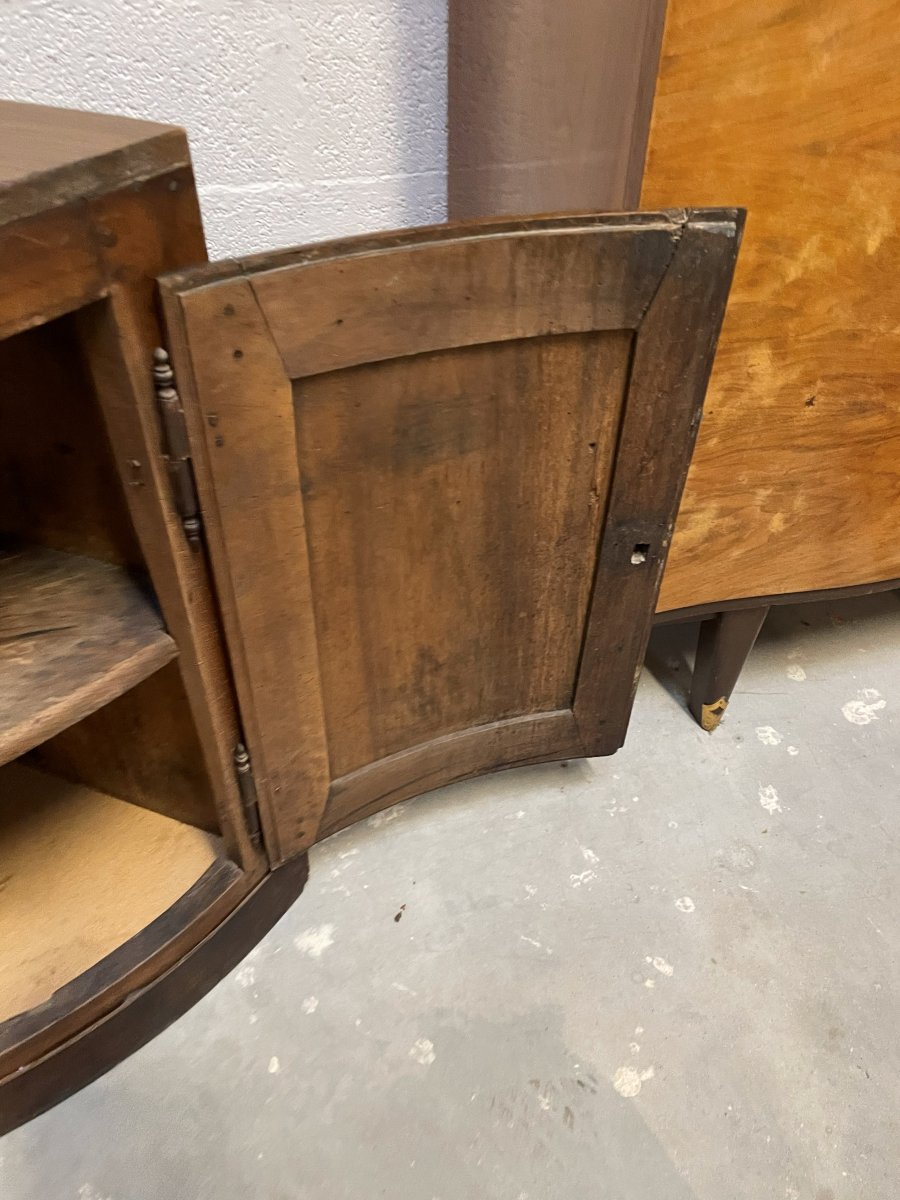 18th-century Corner Cabinet In Solid Wood-photo-2