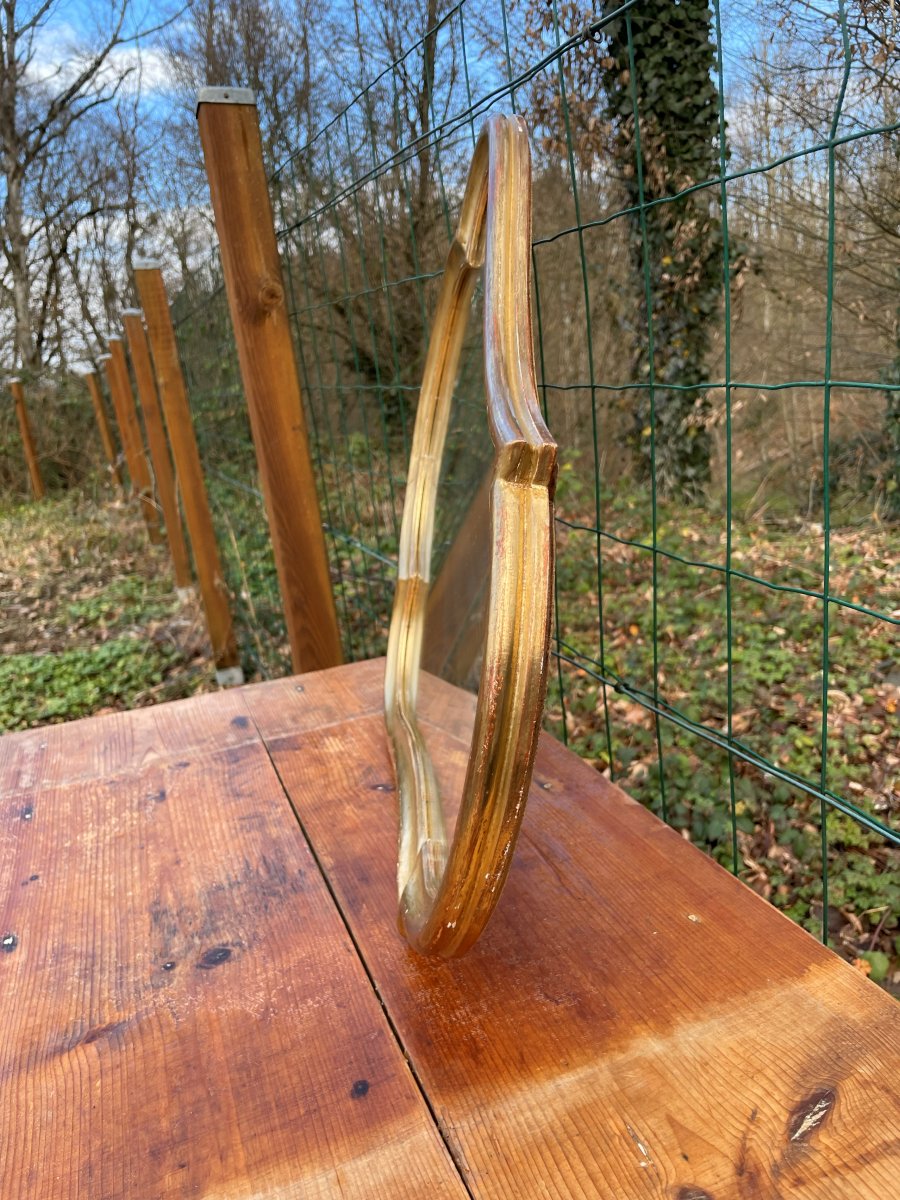 1 miroir mural doré - 60 cm de hauteur -photo-3