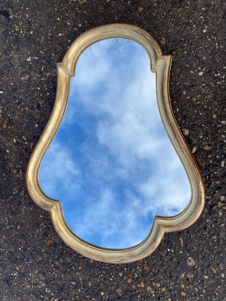 1 miroir mural doré - 60 cm de hauteur -photo-5