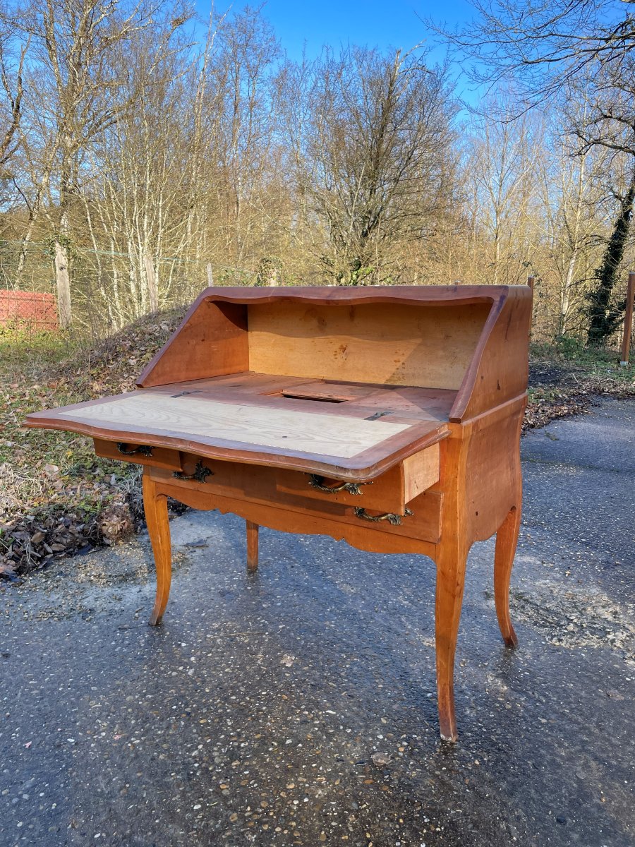 Louis XV Style Slant-front Desk-photo-4