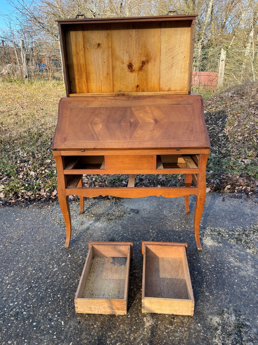 Louis XV Style Slant-front Desk-photo-5