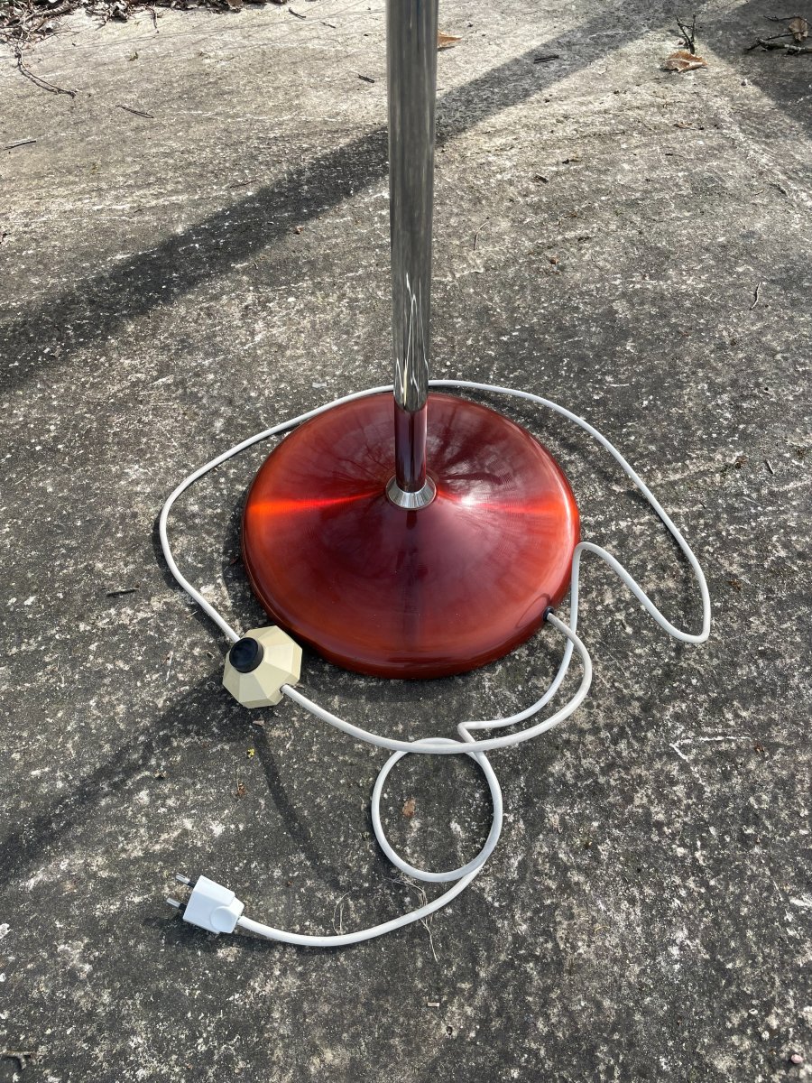 Lampadaire rouge en très bon état correct par Mr Light-photo-3