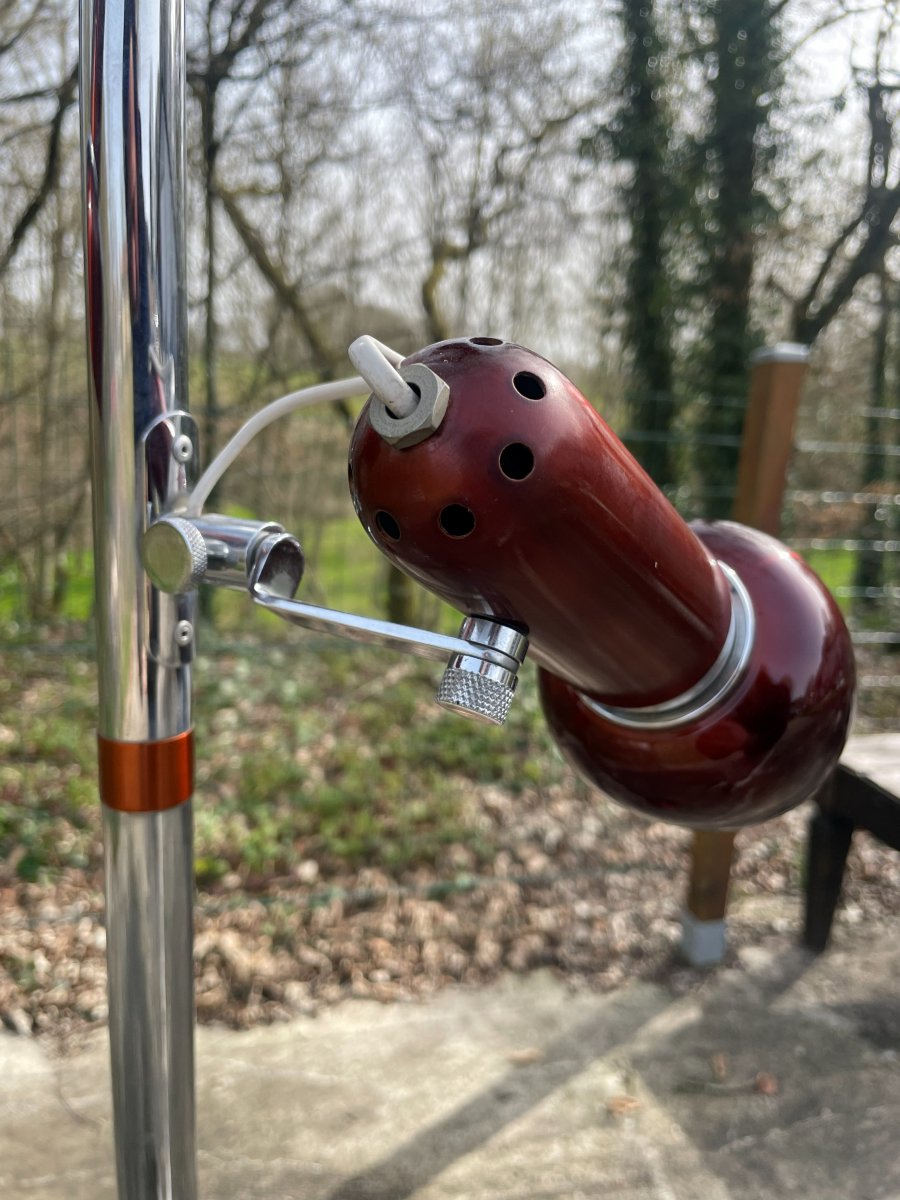 Lampadaire rouge en très bon état correct par Mr Light-photo-3