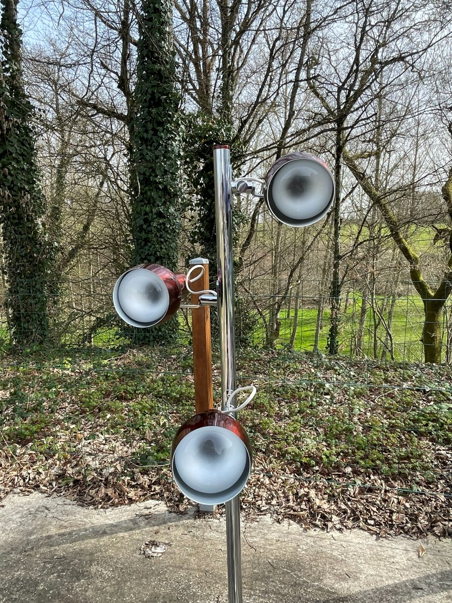 Lampadaire rouge en très bon état correct par Mr Light-photo-6