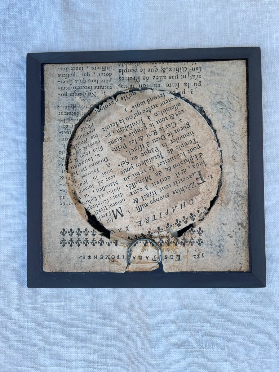 Small Painting Fixed Under Glass -photo-3