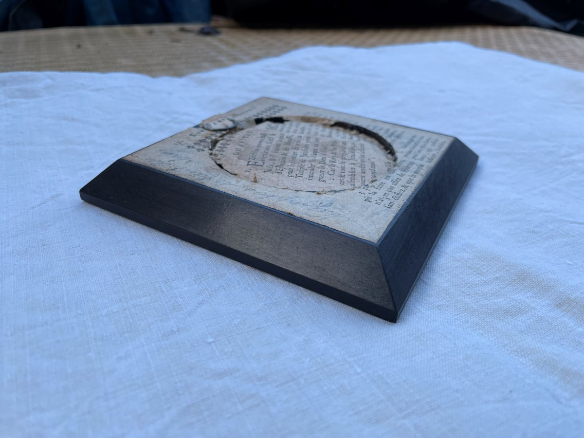 Small Painting Fixed Under Glass -photo-4