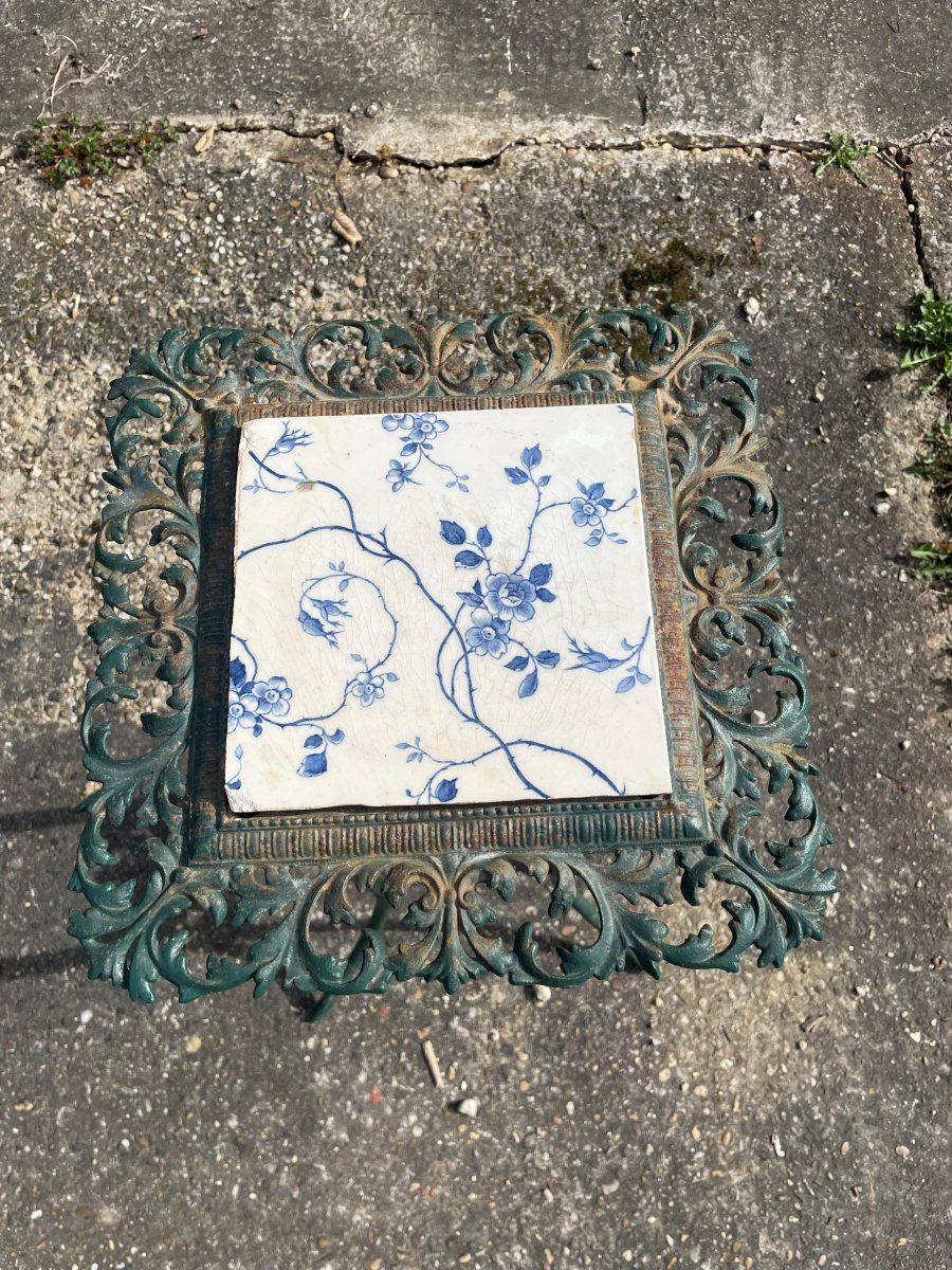 Sellette 1900 en métal -photo-3