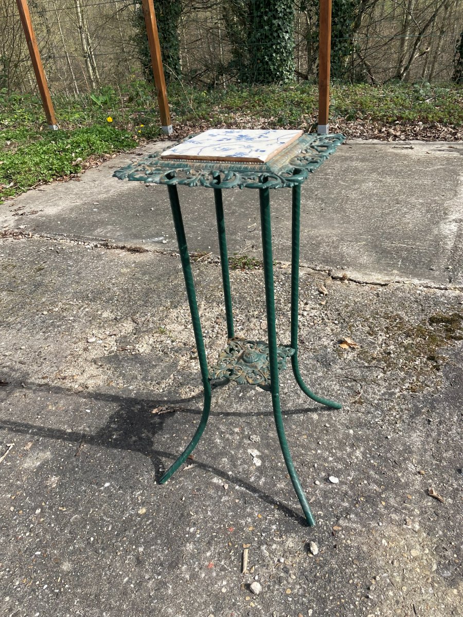 Sellette 1900 en métal -photo-3